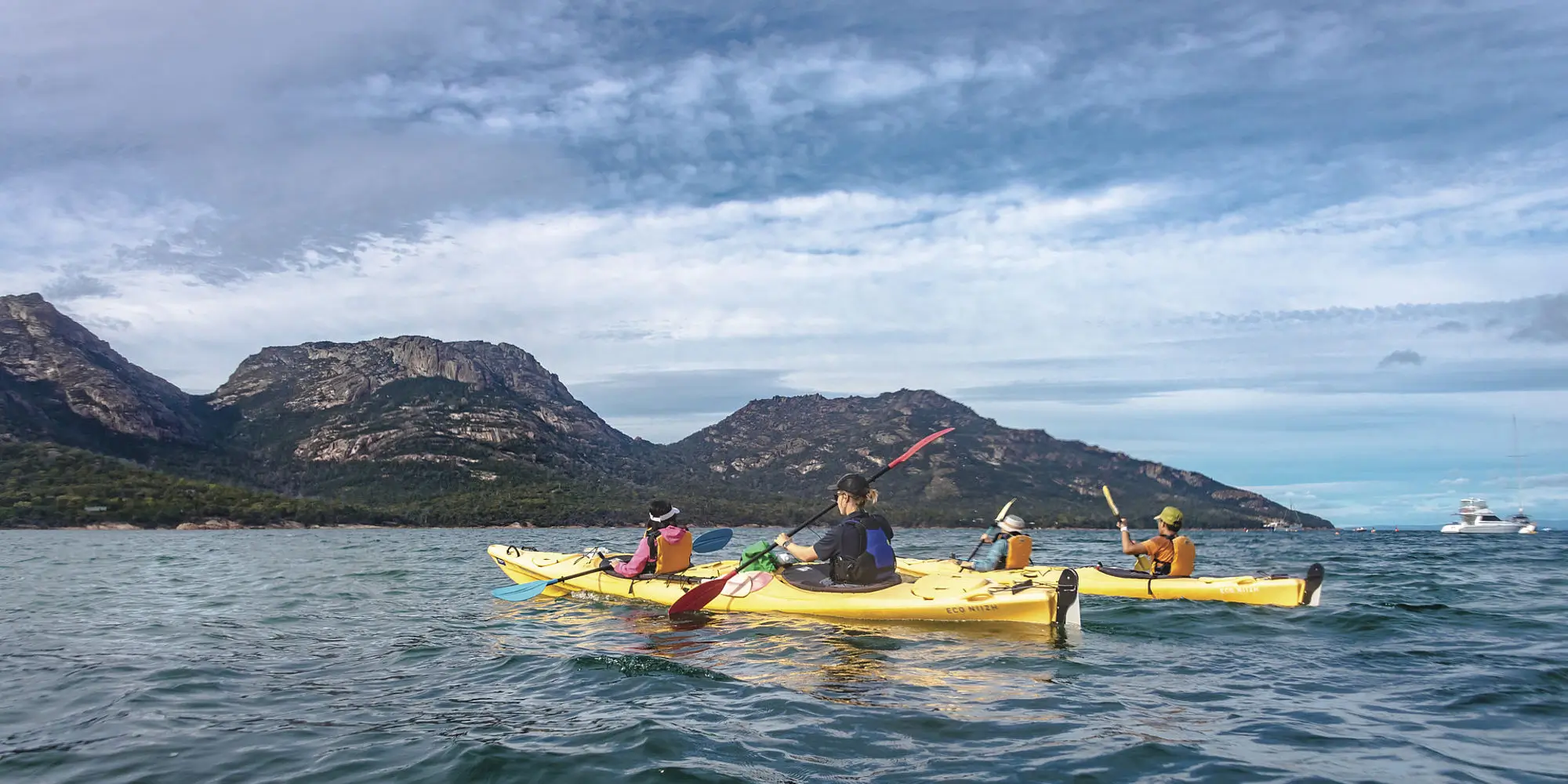 Coles Bay kajakken | rondreis Tasmanië