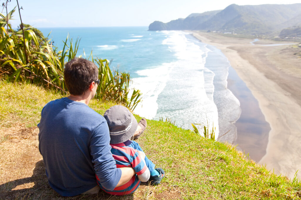 Nieuw-Zeeland met kinderen - Piha Beach