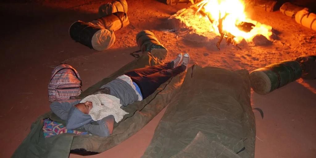 slapen in een swag | rondreis Australië